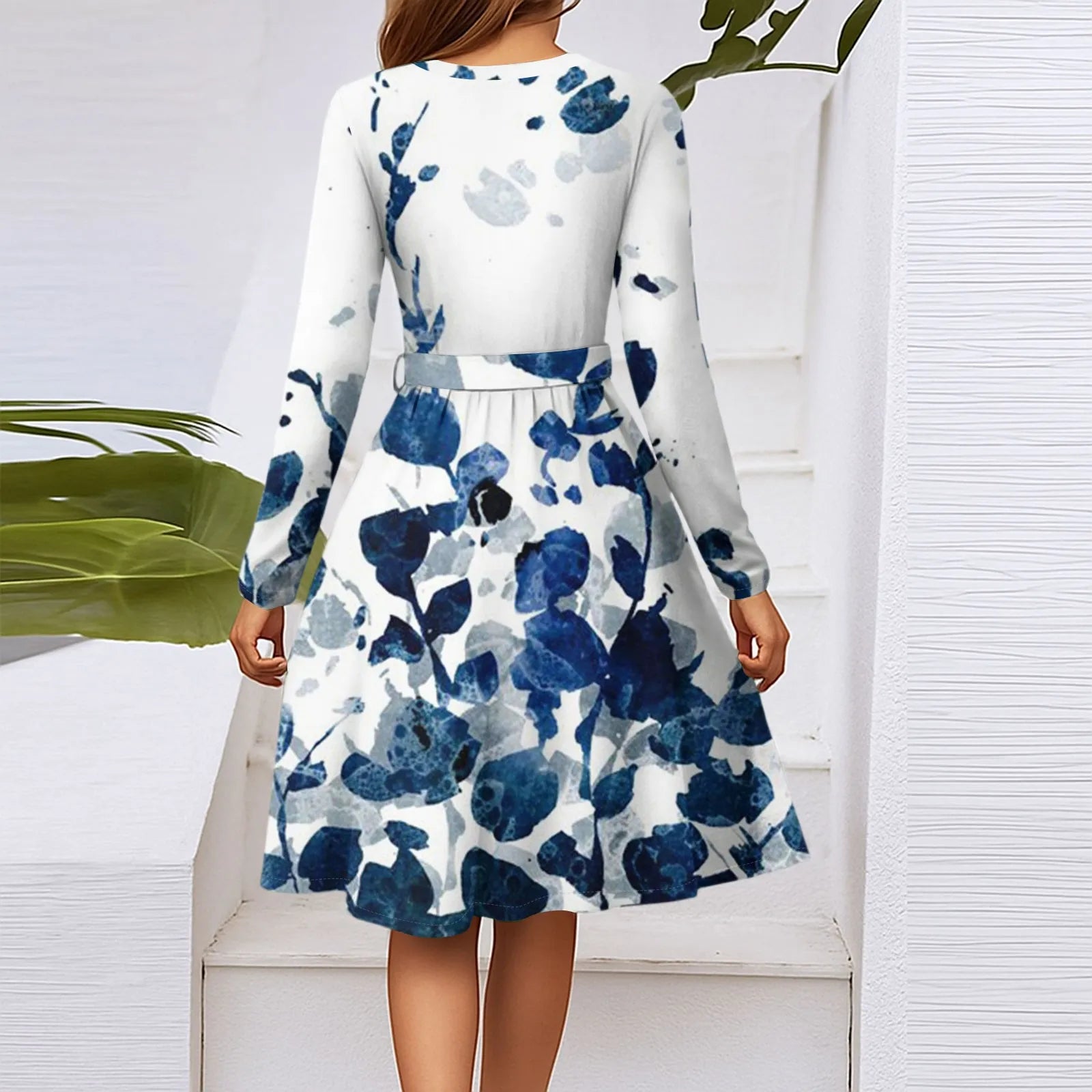 Floral Print Midi Dress